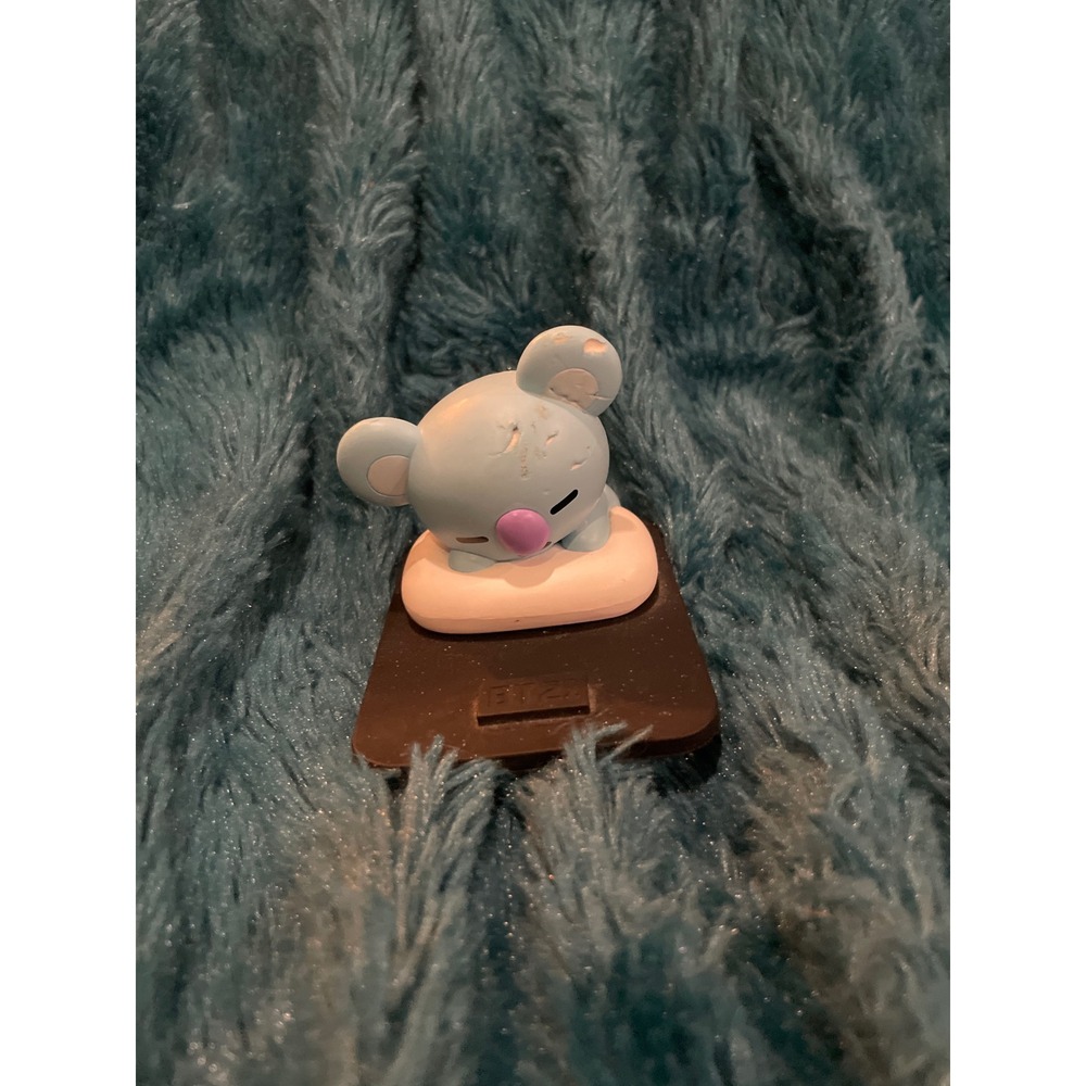 BT21 Koya Sleeping Figure Line Friends BTS Blue Koala Collectible Mini Toy